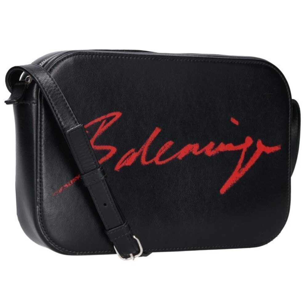 Balenciaga CAMERA BAG Shoulder Black Red